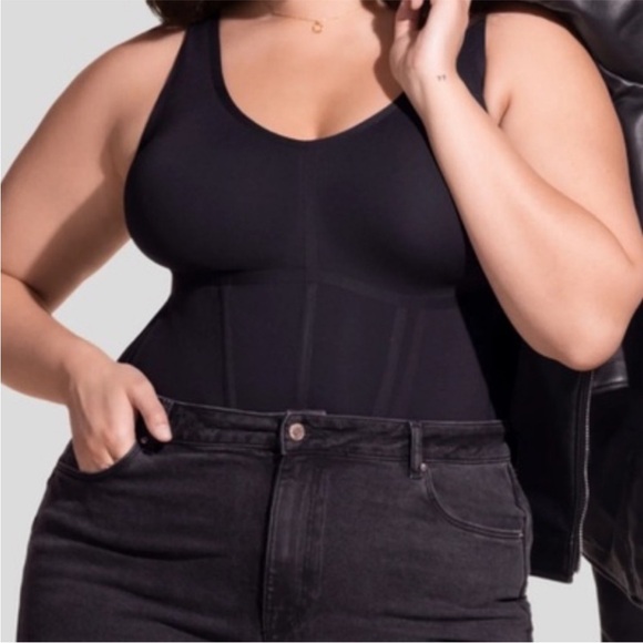 Honeylove Boldness Tank Waist Hero Body Sculpting Contour Shape Wear Beige SZ 2X - Picture 3 of 10